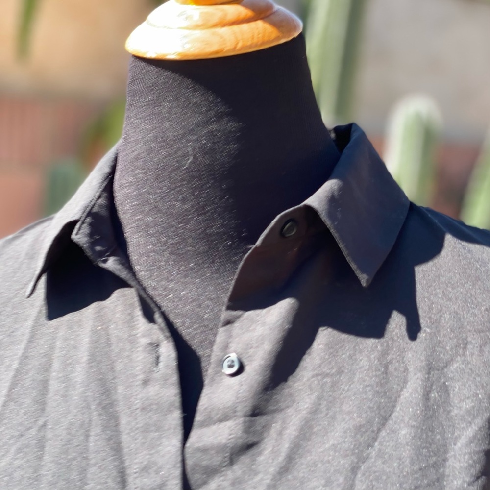 Long Black Button Down - image 6